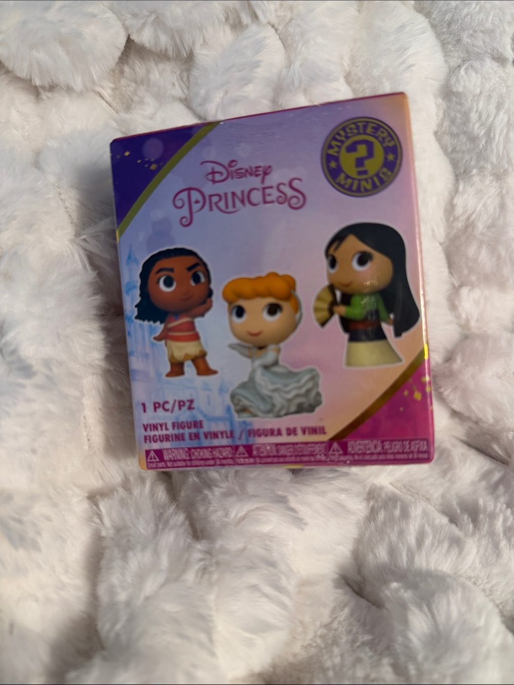 Disney Princess Mystery Mini Vinyl Figure - Pink Packaging
